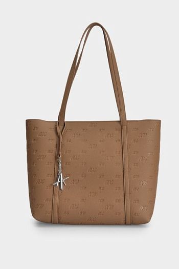 Сумка тоут коричневая Armani Exchange