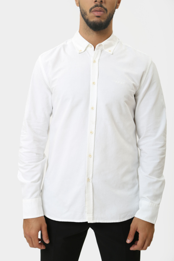 1015620 Рубашка с длинным рукавом Mustang Белый