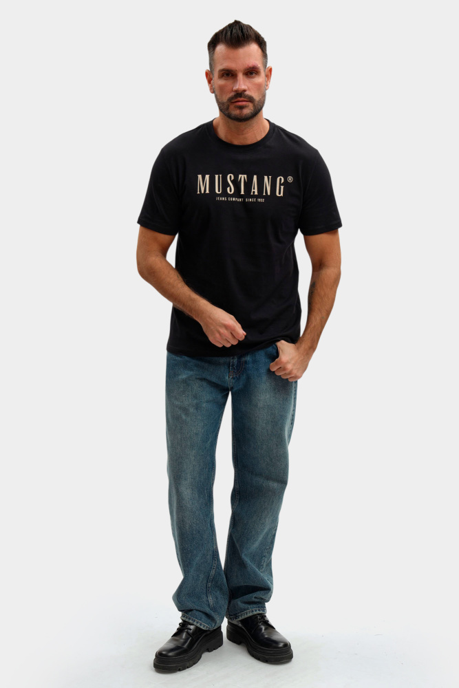 1017378 Футболка Mustang Черный