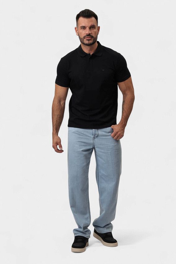 Поло Emporio Armani Синий