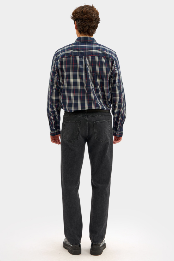 1017199 Рубашка Mustang Синий