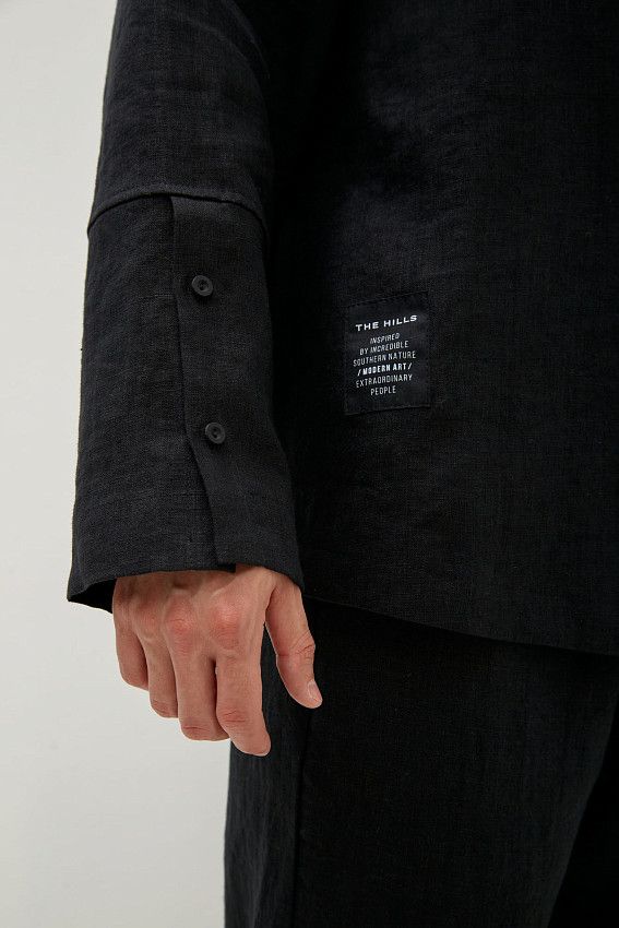 Рубашка с длинным рукавом The Hills Черный