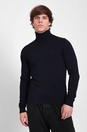 Водолазка  из вискозы синяя Trussardi