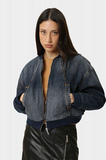 Бомбер джинсовый синий Armani Exchange