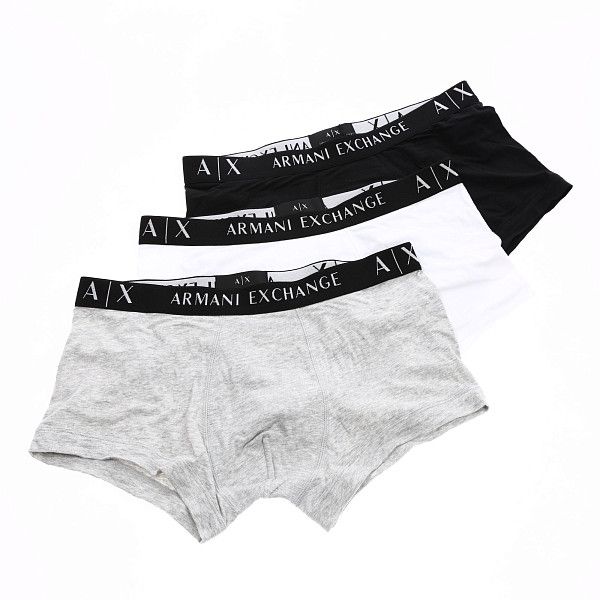 Комплект трусов 3 шт. Armani Exchange Черный