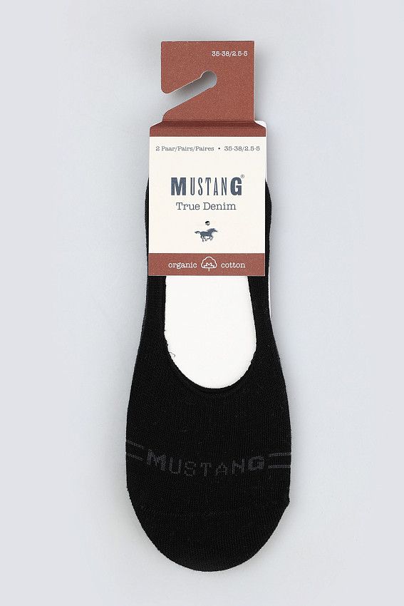 Комплект носков 2 шт. Mustang Черный