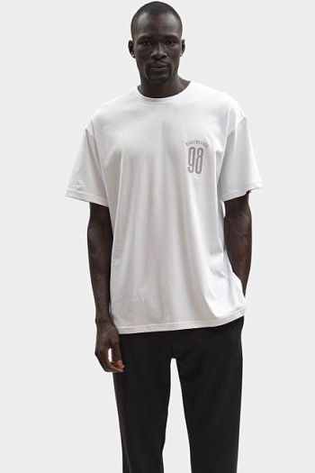 Футболка хлопковая белая Bikkembergs