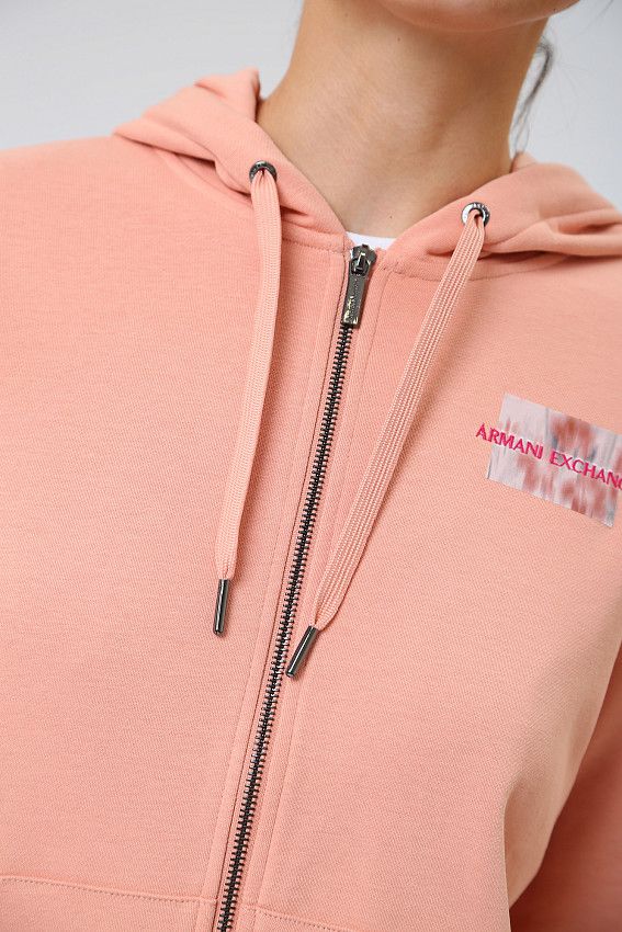 Толстовка с/к Armani Exchange Розовый