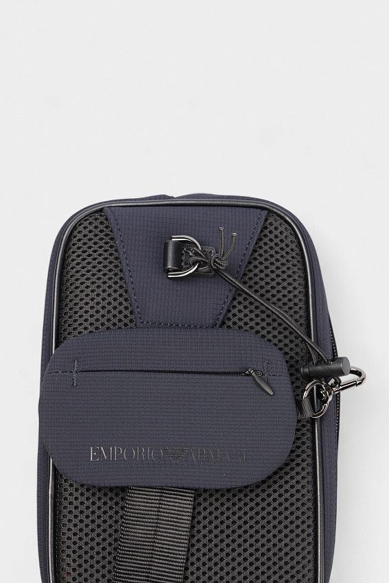 Сумка поясная Emporio Armani Синий