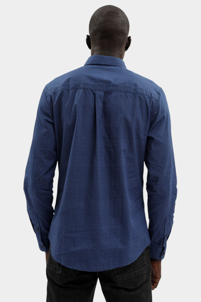 BMS1038 Рубашка Bikkembergs Голубой