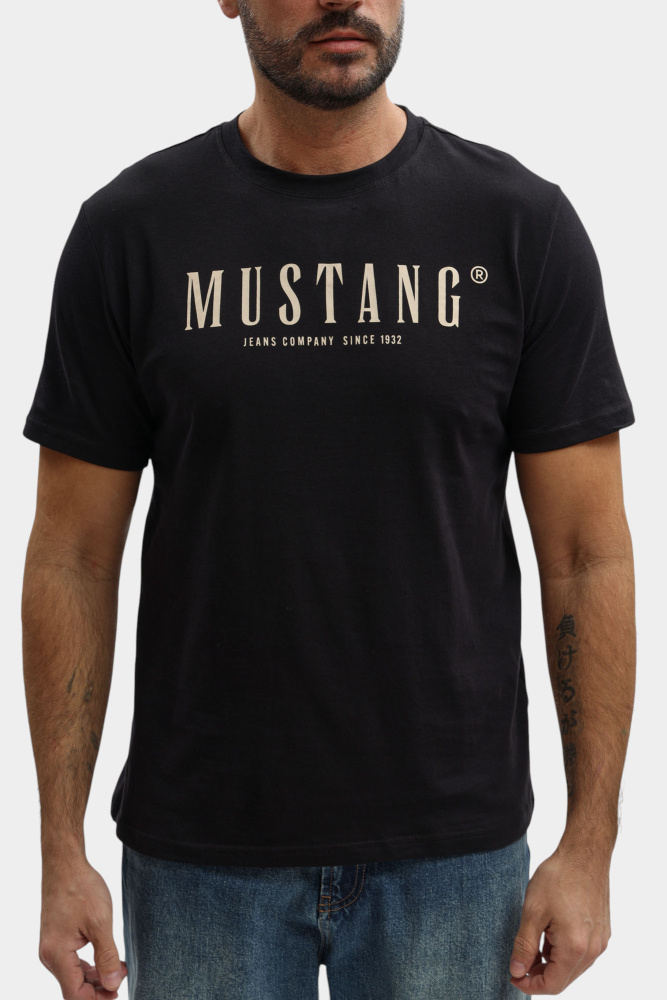 1017378 Футболка Mustang Черный