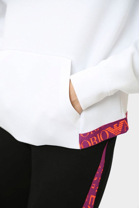 Худи EA7 Белый