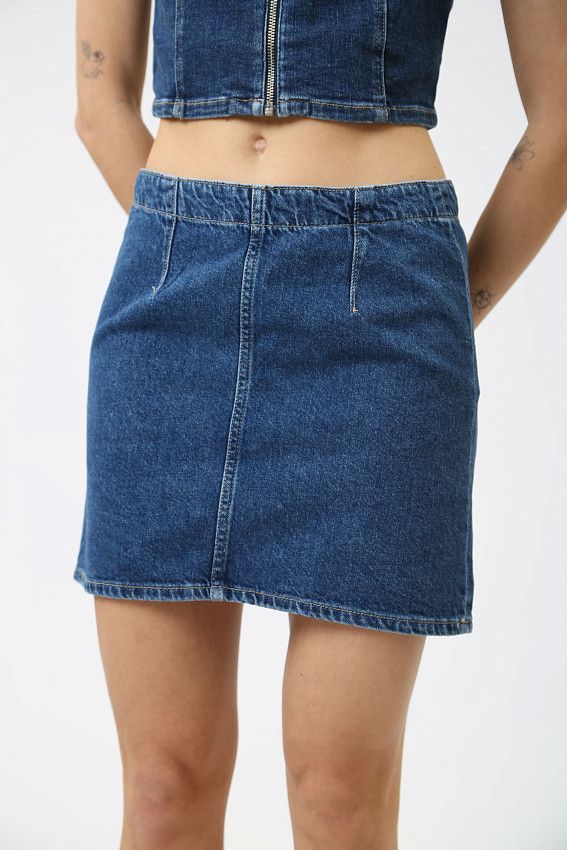 Юбка джинсовая Calvin Klein Jeans Синий