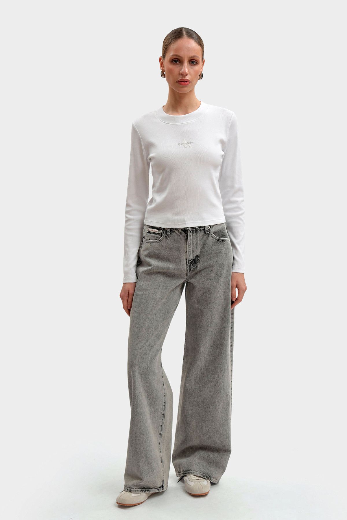 Лонгслив Calvin Klein Jeans Белый