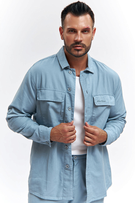 Рубашка льняная Van Mich