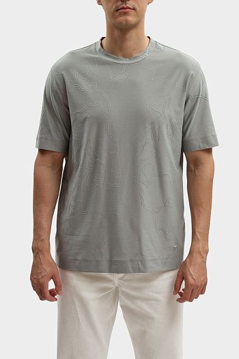 Футболка из хлопка Emporio Armani