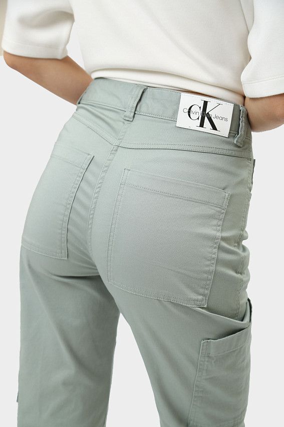 Брюки Calvin Klein Jeans Зеленый