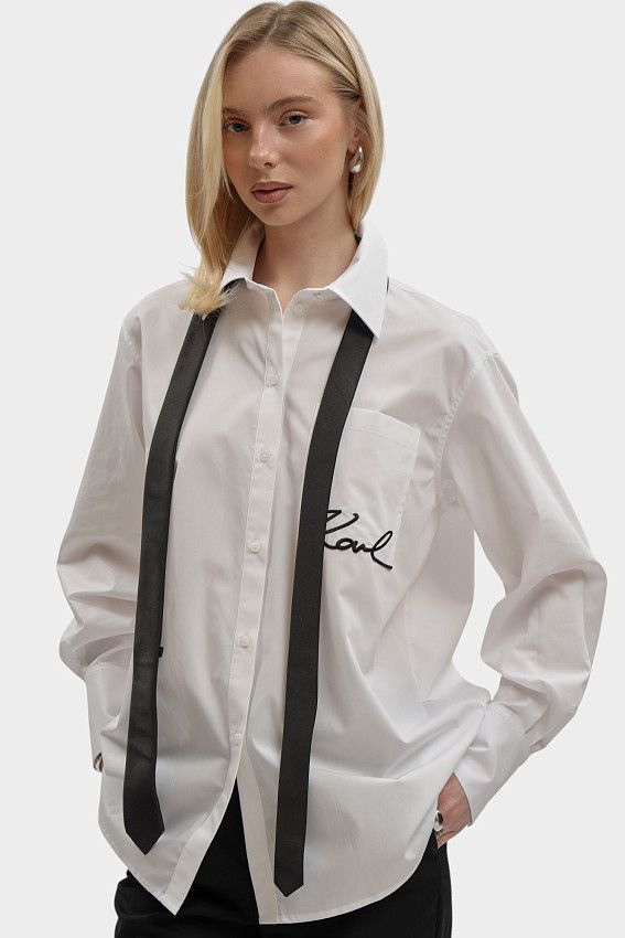 Рубашка Karl Lagerfeld Белый