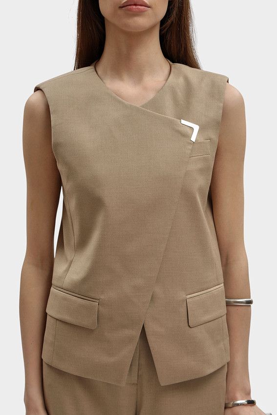 Жилетка Karl Lagerfeld Бежевый