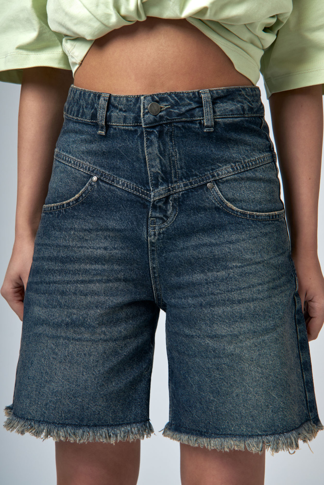 VW-OMA-33-438 шорты джинсовые van mich 