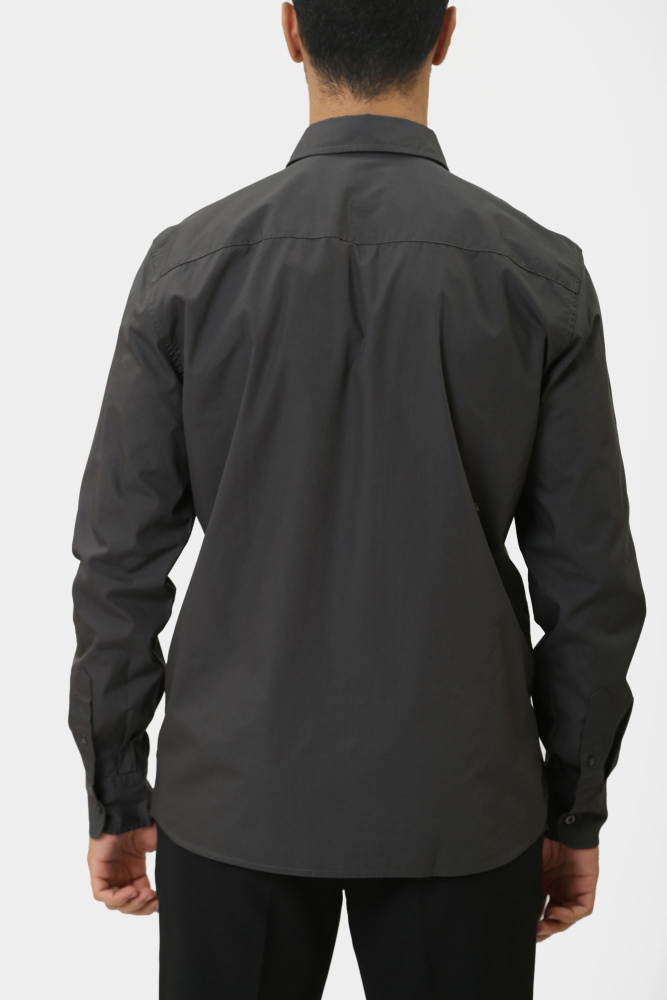 1015618 Рубашка с длинным рукавом Mustang Черный