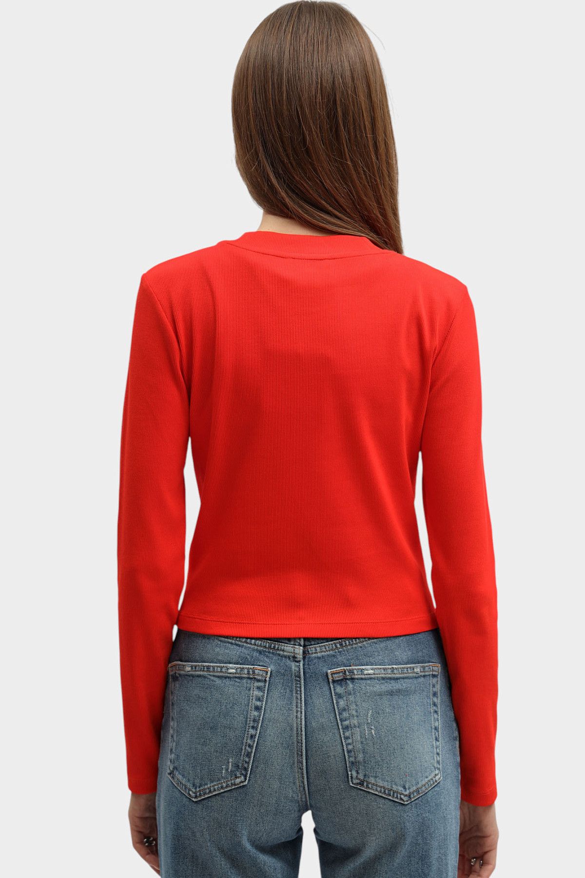 Лонгслив Calvin Klein Jeans Красный