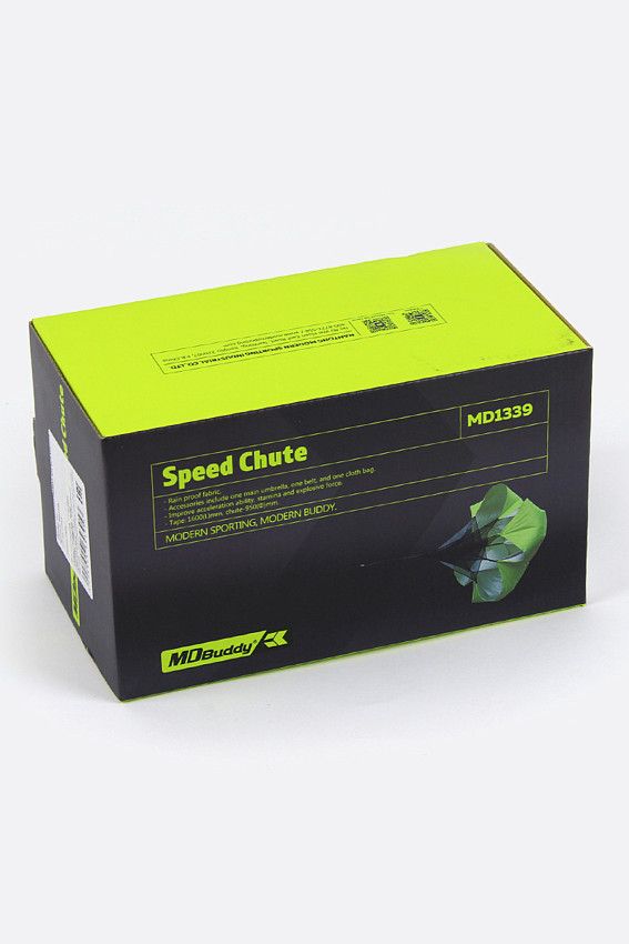Тренажер скоростной парашют для бега Mdbuddy Салатовый