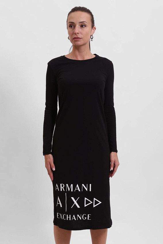 Платье Armani Exchange Черный