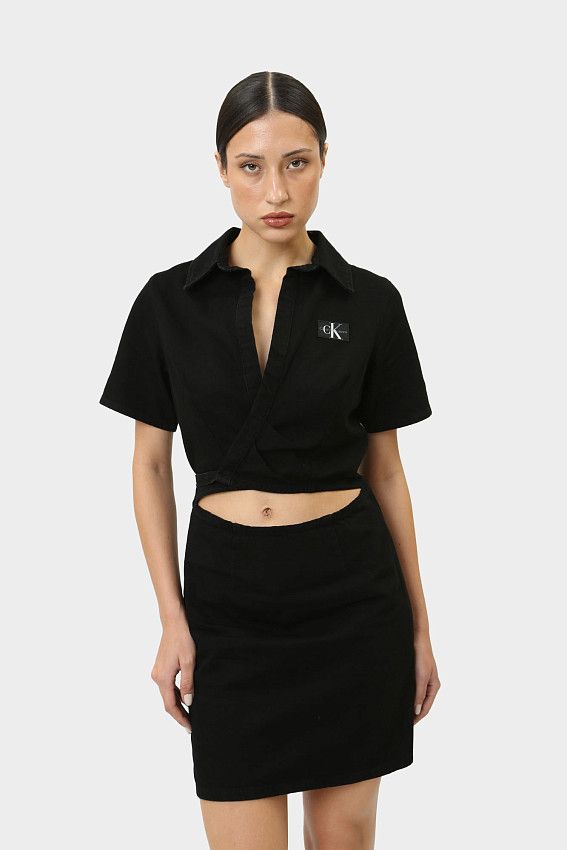 Платье джинсовое Calvin Klein Jeans Черный