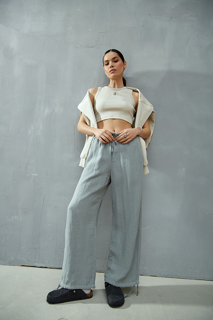 Брюки льняные Van Mich