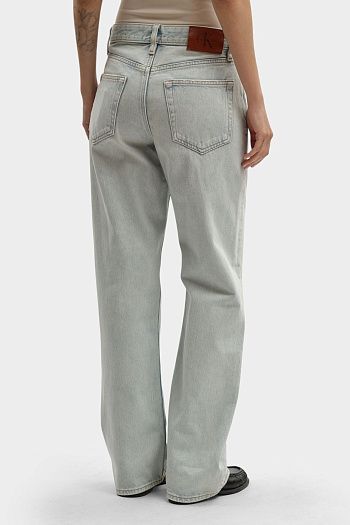 Джинсы прямые голубые Calvin Klein Jeans