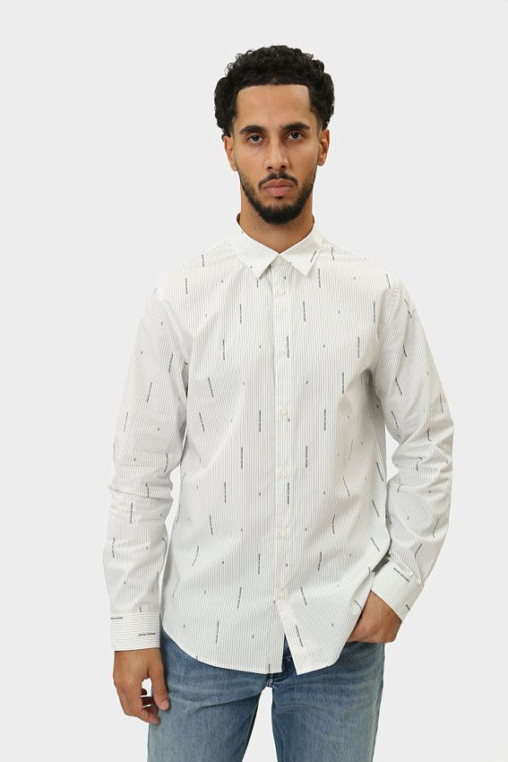 Рубашка с длинным рукавом Armani Exchange Зеленый