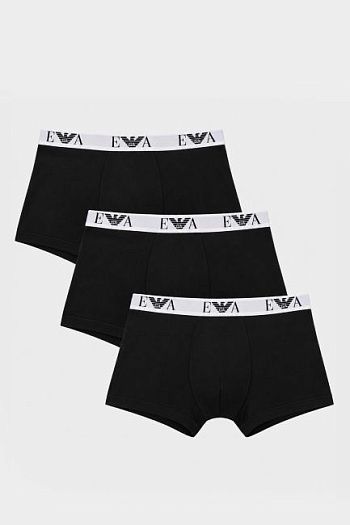 Трусы 3 шт из хлопка Emporio Armani