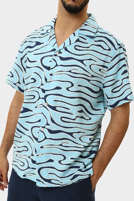 Рубашка Mustang Синий