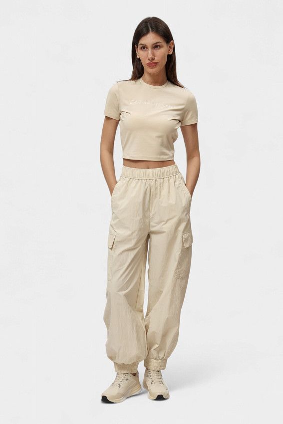 Брюки EA7 Молочный