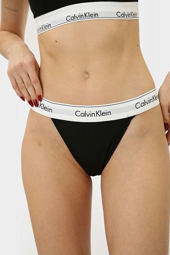 Трусы хлопковые черные Calvin Klein Underwear