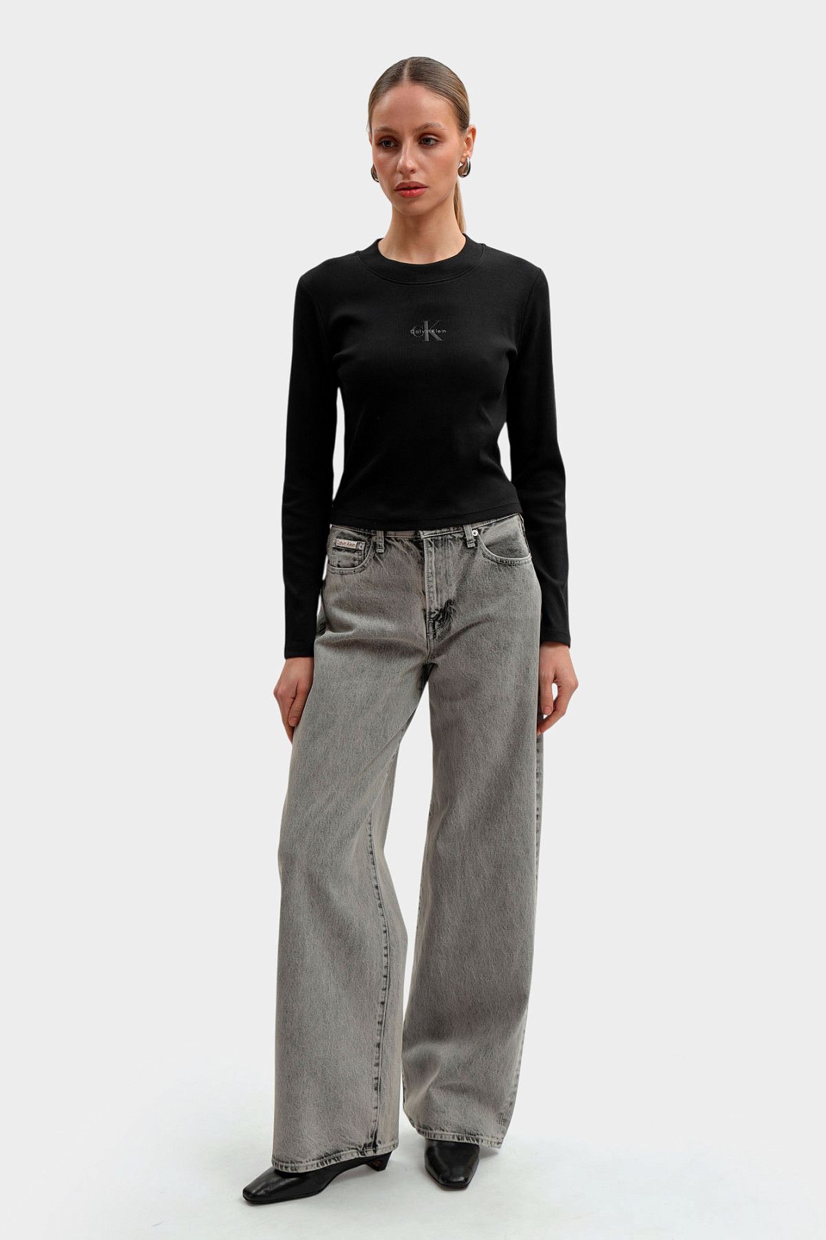 Лонгслив Calvin Klein Jeans Черный