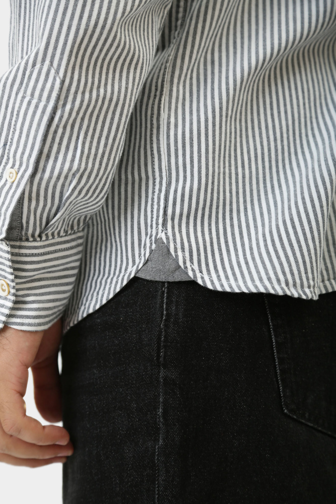 1015907 Рубашка с длинным рукавом Mustang Синий