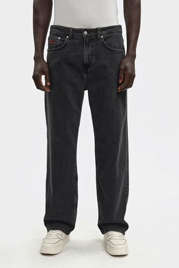 Джинсы прямые черные Pepe Jeans