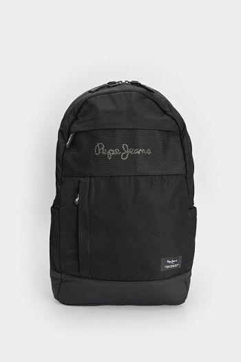 Рюкзак черный Pepe Jeans