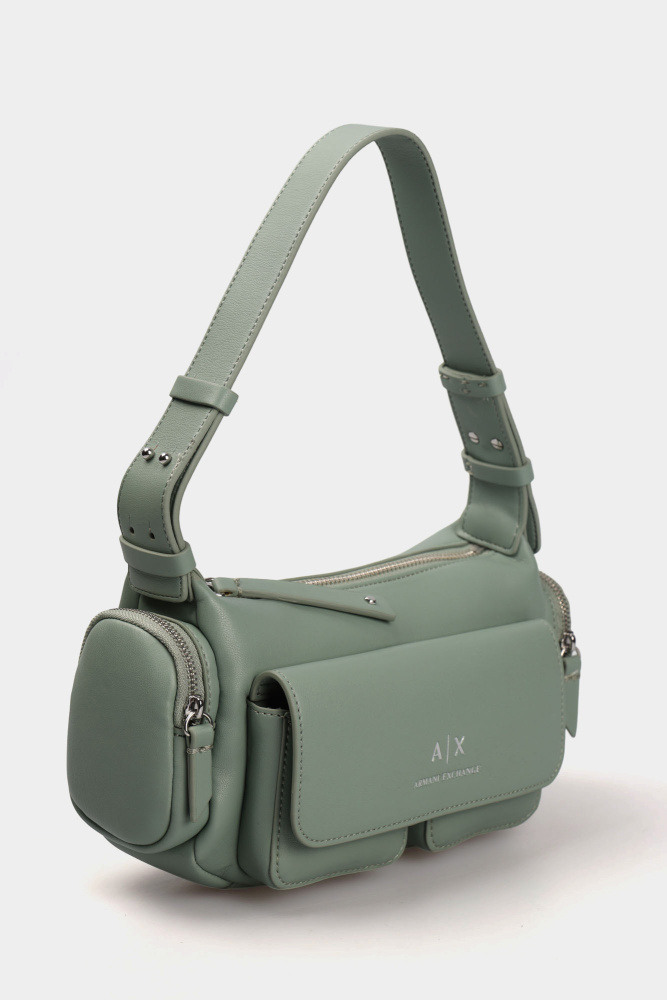 XW000405_AF12589 Сумка Armani Exchange Зеленый