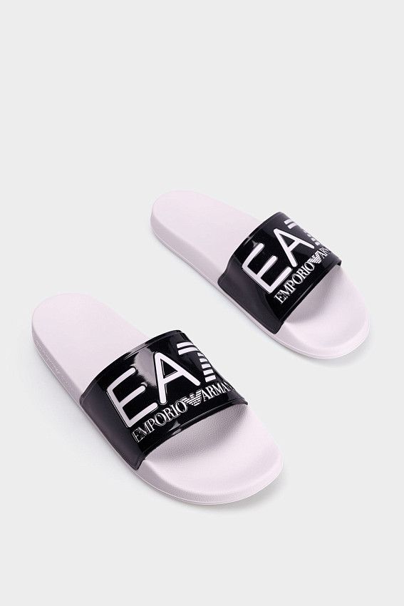 Шлепки EA7 Черный