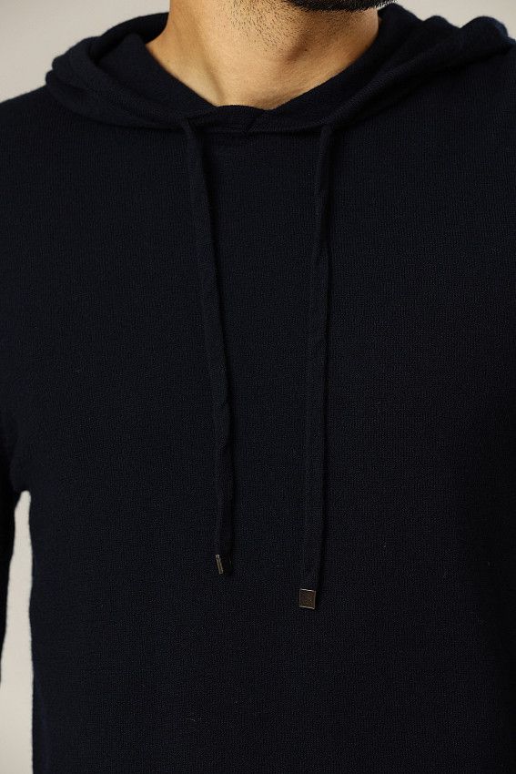 Джемпер с капюшоном Strellson Синий