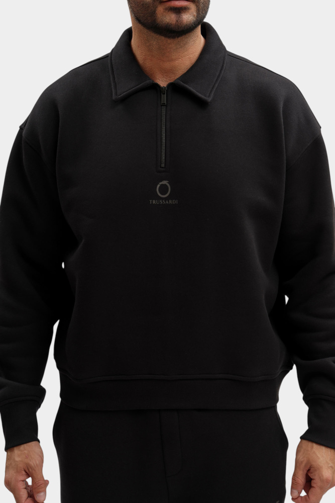 G8018000020N-MF504F02-8R0F Свитшот Trussardi Черный