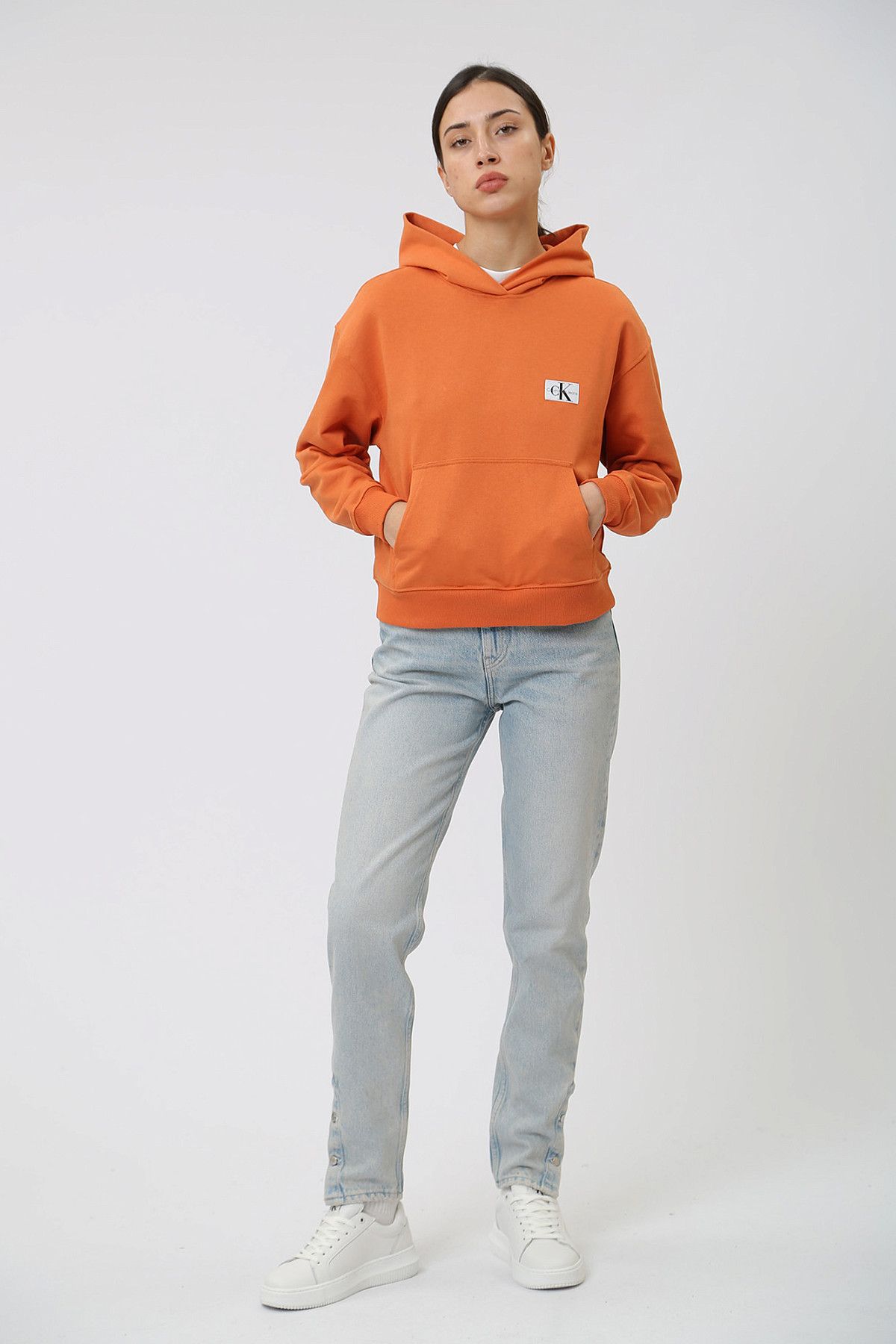 Худи Calvin Klein Jeans Оранжевый