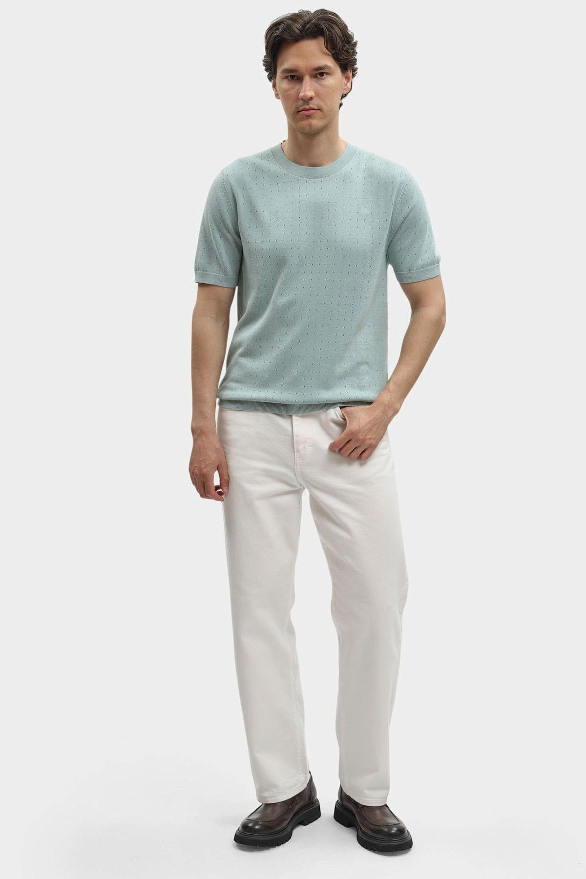 Футболка Trussardi Голубой