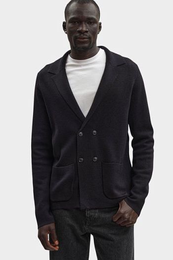 Пиджак шерстяной черный Trussardi