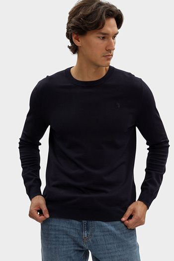 Джемпер  из вискозы синий Trussardi