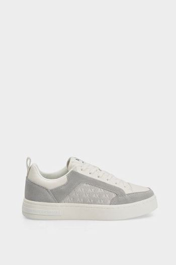 Кеды белые кожаные Armani Exchange