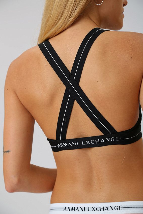 Бюстгальтер Armani Exchange Черный